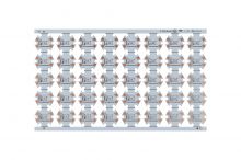 1-Schicht-Leiterplatte auf Aluminiumbasis mit 2oz fertiger Kupferdicke