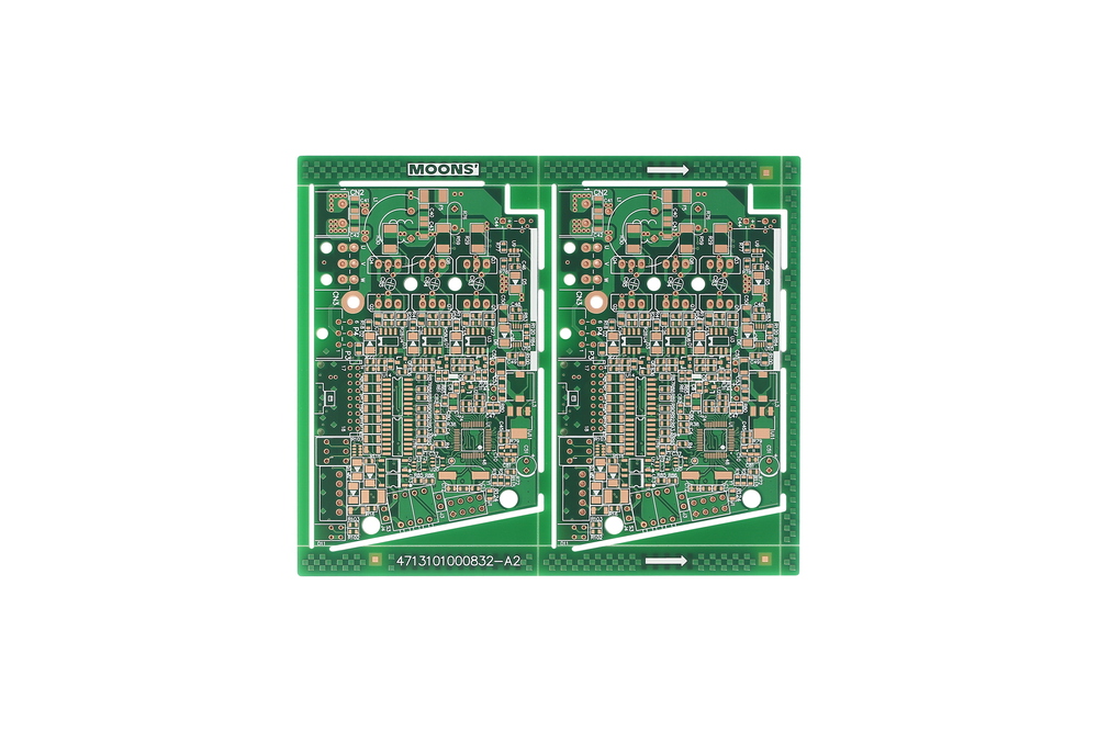 Grüne 4-Lagen-Leiterplatte mit Via In Pad & Impedanzkontrolle
